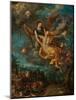 Allegory of the Elements Fire and Air, 17Th Century (Oil on Copper)-Jan the Younger Brueghel-Mounted Giclee Print