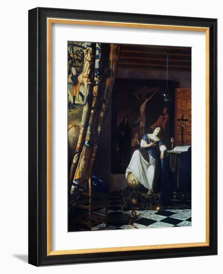 Allegory of the Faith, C1670-Johannes Vermeer-Framed Giclee Print