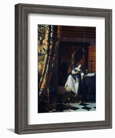 Allegory of the Faith, C1670-Johannes Vermeer-Framed Giclee Print