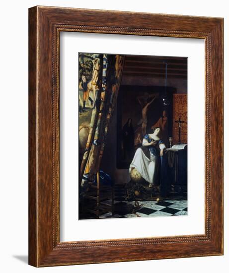 Allegory of the Faith, C1670-Johannes Vermeer-Framed Giclee Print