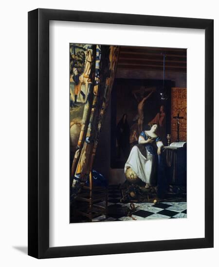 Allegory of the Faith, C1670-Johannes Vermeer-Framed Giclee Print