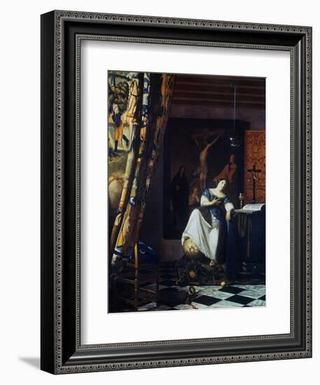 Allegory of the Faith, C1670-Johannes Vermeer-Framed Giclee Print