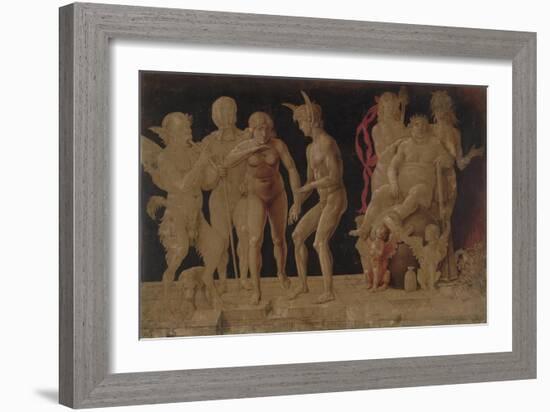 Allegory of the Fall of Ignorant Humanity-Andrea Mantegna-Framed Art Print