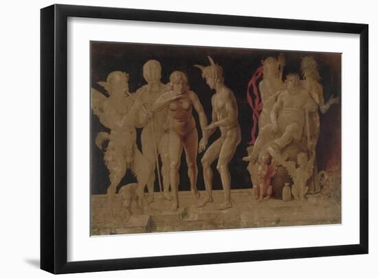 Allegory of the Fall of Ignorant Humanity-Andrea Mantegna-Framed Art Print