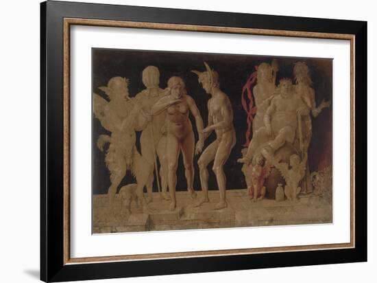 Allegory of the Fall of Ignorant Humanity-Andrea Mantegna-Framed Art Print