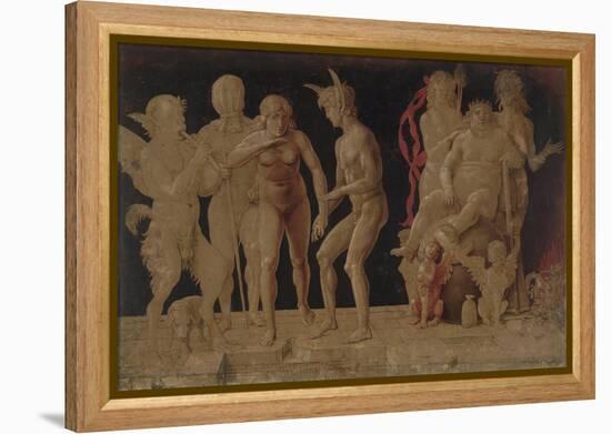 Allegory of the Fall of Ignorant Humanity-Andrea Mantegna-Framed Stretched Canvas