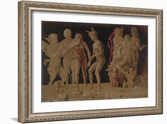 Allegory of the Fall of Ignorant Humanity-Andrea Mantegna-Framed Premium Giclee Print