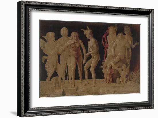 Allegory of the Fall of Ignorant Humanity-Andrea Mantegna-Framed Premium Giclee Print