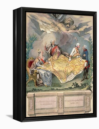 Allegory of the First Division: Catherine Ii, Stanislaus Poniatowski-Prisma Archivo-Framed Premier Image Canvas