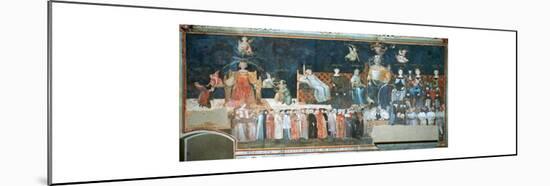 'Allegory of the Good Government', 1338-1340. Artist: Ambrogio Lorenzetti-Ambrogio Lorenzetti-Mounted Giclee Print