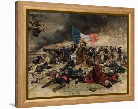 Allegory of the Siege of Paris, 1870-Jean-Louis Ernest Meissonier-Framed Premier Image Canvas