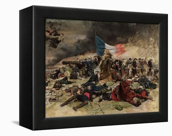 Allegory of the Siege of Paris, 1870-Jean-Louis Ernest Meissonier-Framed Premier Image Canvas