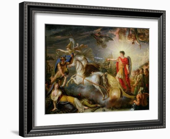 Allegory of the Surrender of Ulm, 20th October 1805-Antoine Francois Callet-Framed Giclee Print