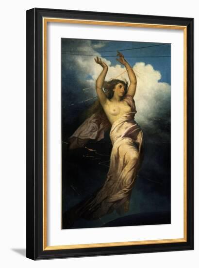 Allegory of the Telegraph-Antonio Zona-Framed Giclee Print