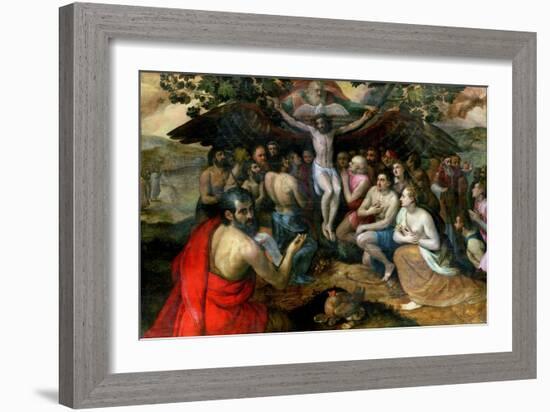 Allegory of the Trinity-Frans Floris-Framed Giclee Print