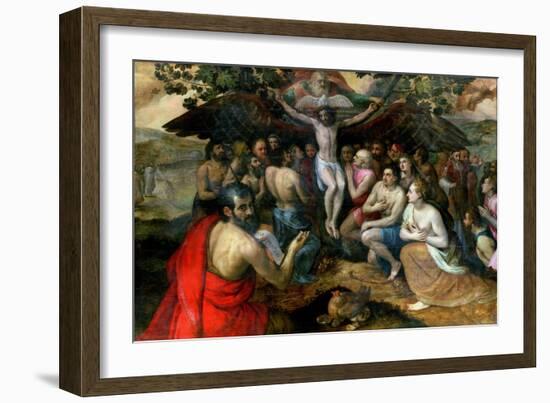 Allegory of the Trinity-Frans Floris-Framed Giclee Print