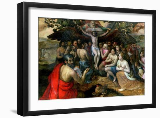 Allegory of the Trinity-Frans Floris-Framed Giclee Print