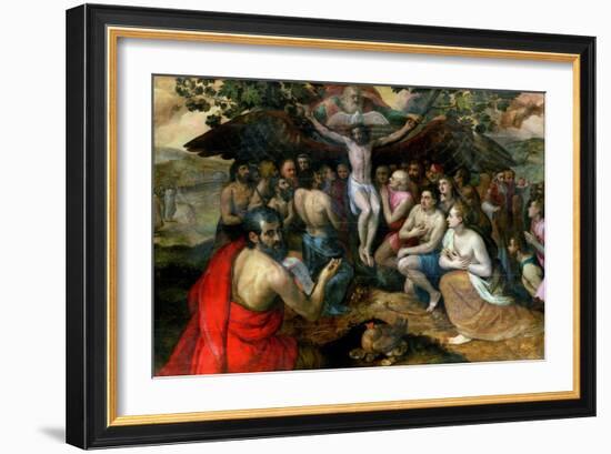 Allegory of the Trinity-Frans Floris-Framed Giclee Print