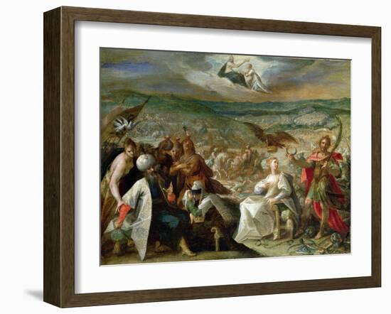 Allegory of the Turkish Wars: The Capture of Stuhlweissenburg, 1603-4-Johann or Hans von Aachen-Framed Giclee Print