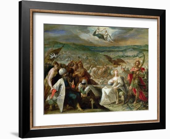 Allegory of the Turkish Wars: The Capture of Stuhlweissenburg, 1603-4-Johann or Hans von Aachen-Framed Giclee Print