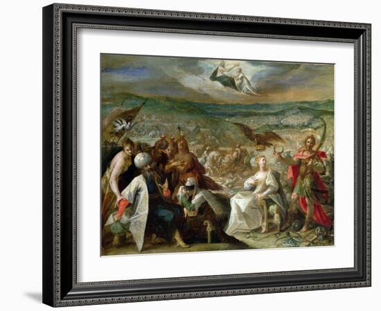 Allegory of the Turkish Wars: The Capture of Stuhlweissenburg, 1603-4-Johann or Hans von Aachen-Framed Giclee Print