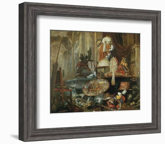 Allegory of Vanities of the World-Pieter Boel-Framed Premium Giclee Print