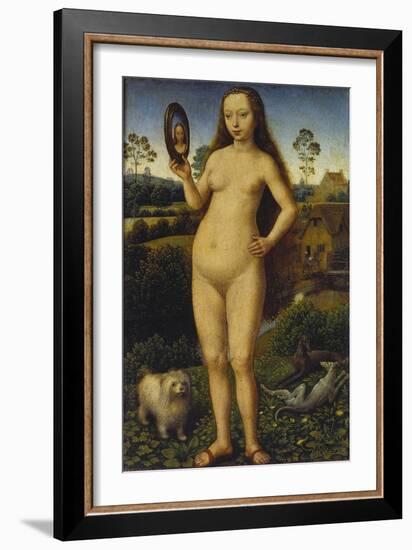 Allegory of Vanity, Left Panel of a Travel Altar-Hans Memling-Framed Giclee Print