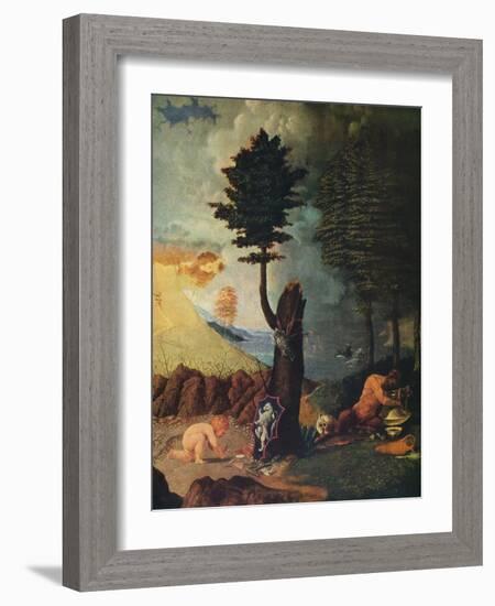 'Allegory of Virtue and Vice', 1505-Lorenzo Lotto-Framed Giclee Print