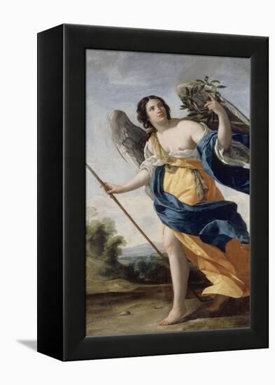 Allegory of Virtue Said before Allegory of Victory-Simon Vouet-Framed Premier Image Canvas