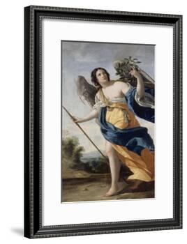 Allegory of Virtue Said before Allegory of Victory-Simon Vouet-Framed Giclee Print