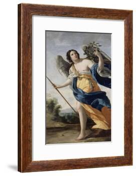 Allegory of Virtue Said before Allegory of Victory-Simon Vouet-Framed Giclee Print