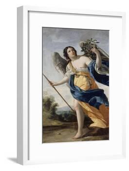 Allegory of Virtue Said before Allegory of Victory-Simon Vouet-Framed Giclee Print