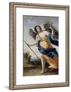 Allegory of Virtue Said before Allegory of Victory-Simon Vouet-Framed Giclee Print
