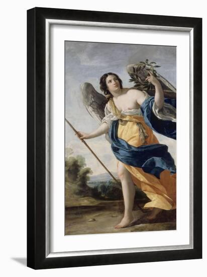 Allegory of Virtue Said before Allegory of Victory-Simon Vouet-Framed Giclee Print