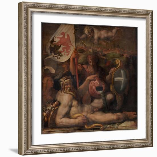 Allegory of Volterra, 1563-1565-Giorgio Vasari-Framed Giclee Print