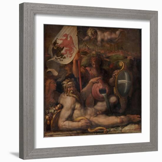 Allegory of Volterra, 1563-1565-Giorgio Vasari-Framed Giclee Print