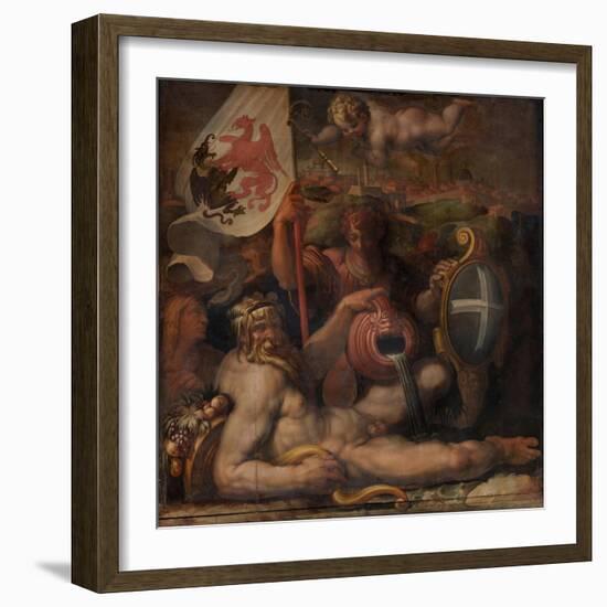 Allegory of Volterra, 1563-1565-Giorgio Vasari-Framed Giclee Print