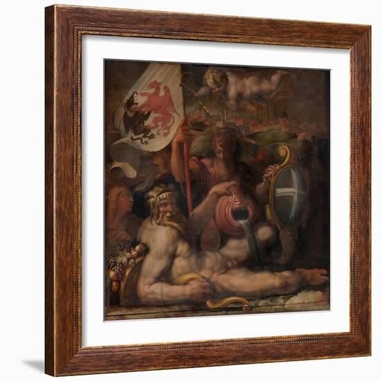 Allegory of Volterra, 1563-1565-Giorgio Vasari-Framed Giclee Print