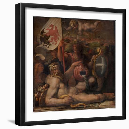 Allegory of Volterra, 1563-1565-Giorgio Vasari-Framed Giclee Print