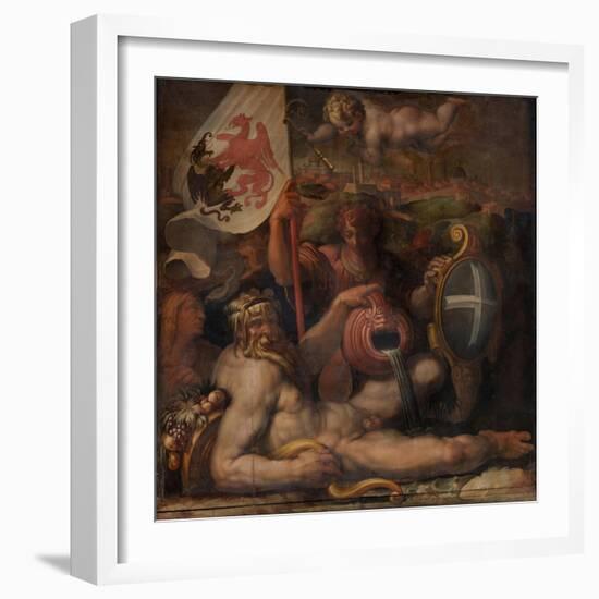 Allegory of Volterra, 1563-1565-Giorgio Vasari-Framed Giclee Print