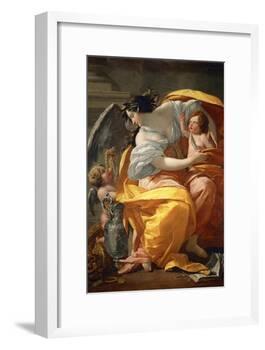 Allegory of Wealth. Between 1630 and 1635-Simon Vouet-Framed Giclee Print
