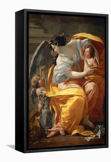 Allegory of Wealth-Simon Vouet-Framed Premier Image Canvas