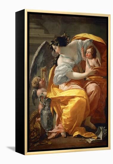 Allegory of Wealth-Simon Vouet-Framed Premier Image Canvas