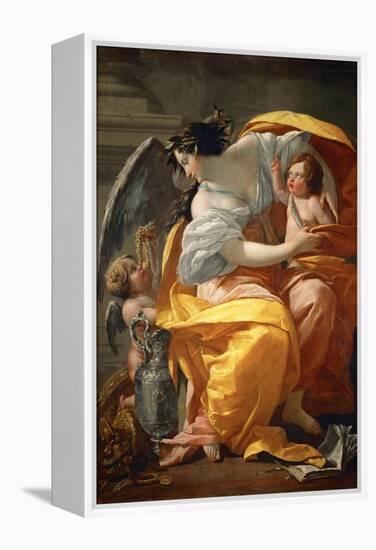 Allegory of Wealth-Simon Vouet-Framed Premier Image Canvas