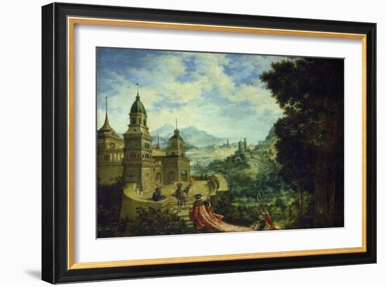 Allegory, the Beggar Is Sitting on the Train of Arrogance, 1531-Albrecht Altdorfer-Framed Giclee Print