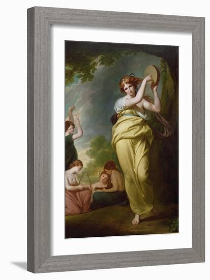 Allegra or Mirth-George Romney-Framed Giclee Print