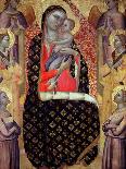 Madonna and Child Enthroned with Six Angels-Allegretto Nuzi-Giclee Print