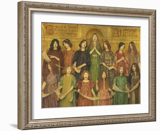 Alleluia-Thomas Cooper Gotch-Framed Giclee Print