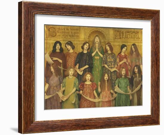 Alleluia-Thomas Cooper Gotch-Framed Giclee Print