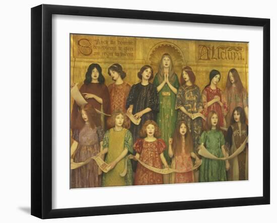 Alleluia-Thomas Cooper Gotch-Framed Giclee Print